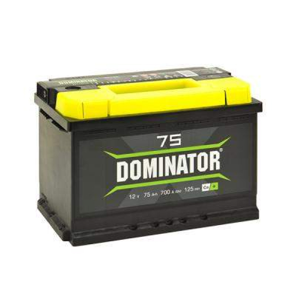 Аккумулятор 75 а.ч. DOMINATOR (о/п)