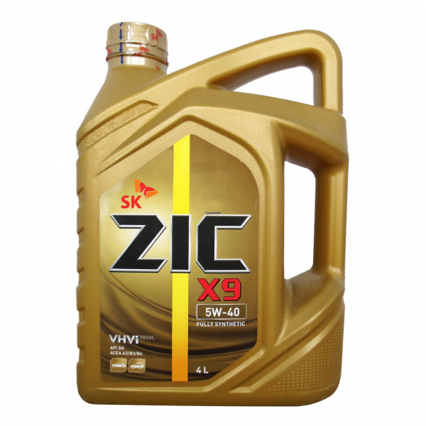 Масло ZIC моторное 5W40 X9 4л. (синтетика)