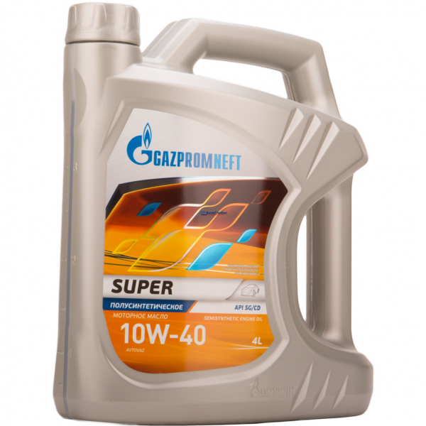 Масло Gazpromneft моторное 10W40 Super 4л (полусинтетика)