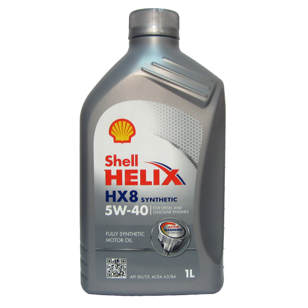 Масло Shell моторное 5W40 HX8 1л. (синтетика)