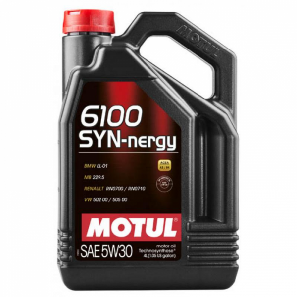 Масло Motul моторное 5W30 6100 Syn Plus 4л. (синтетика)