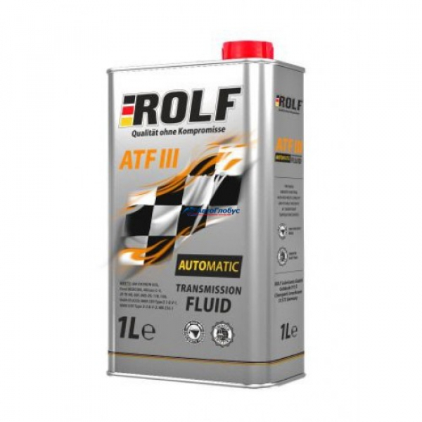 Масло ROLF ATF III трансмиссионное 1л