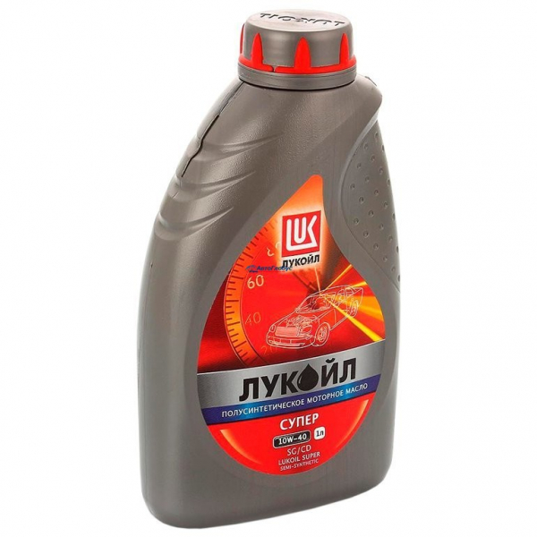 Масло ЛУКОЙЛ моторное 10W40 Супер 1л. (полусинтетика)