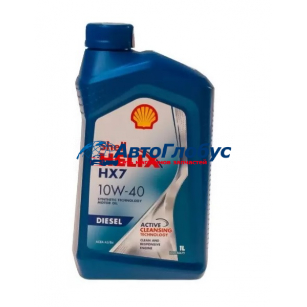 Масло Shell моторное 10W40 Helix Diezel Plus 1л. (полусинтетика)