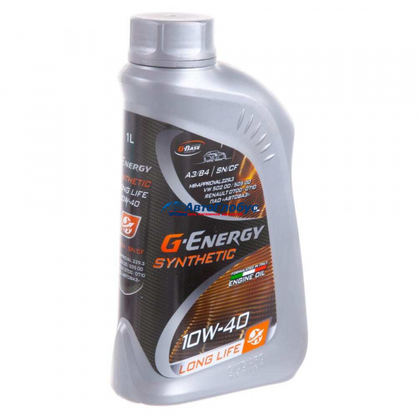 Масло G-Energy моторное 10W40 Synthetic Long Life 1л (синтетика)