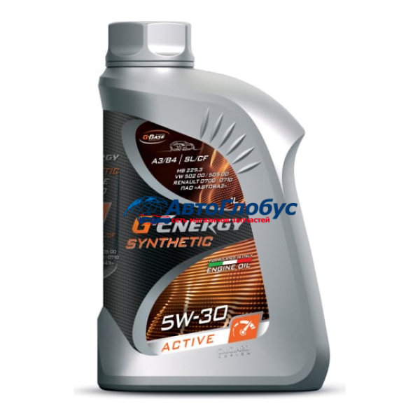 Масло G-Energy моторное 5W30 SyntheticActive 1л (синтетика)