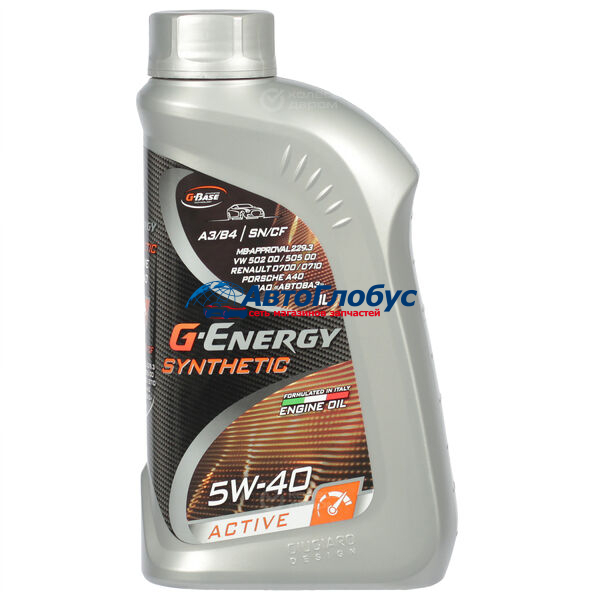 Масло G-Energy моторное 5W40 SyntheticActive 1л (синтетика)