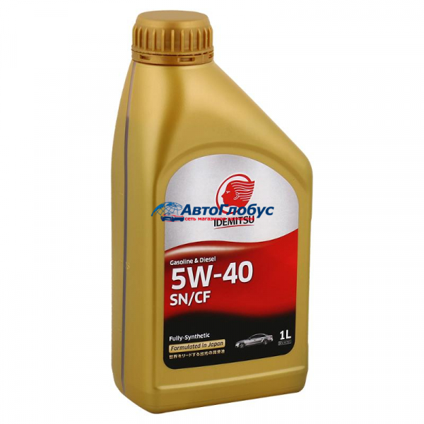 Масло Idemitsu моторное 5W40 FULLY-SYNTHETIC 1 л. (синтетика)