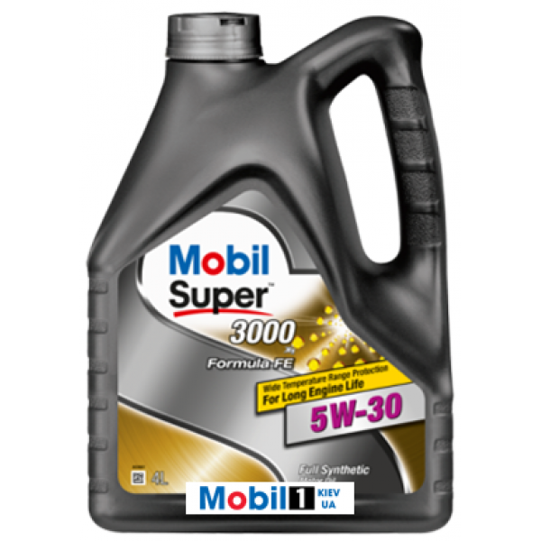Масло Mobil моторное 5W30 Super3000 F-FE 4л (синтетика)