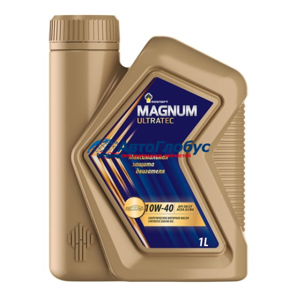 Масло Rosneft моторное 10W40 Magnum Ultratec 1л (синтетика)