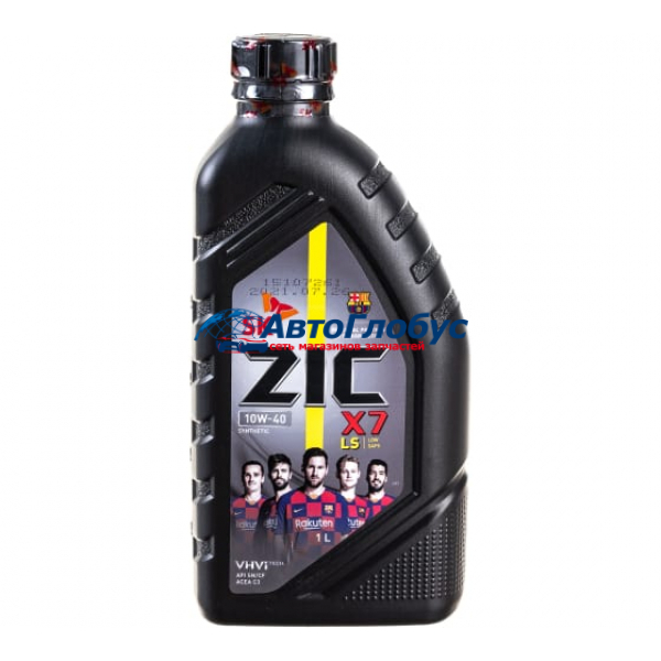 Масло ZIC моторное 10W40 X7 LS 1л. (полусинтетика)