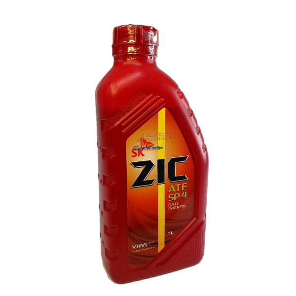 Масло ZIC трансмиссионное ATF SP lV (синтетика) 1 л.