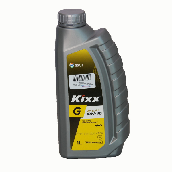 Масло KIXX моторное 10W40 Gold SL 1 л. (полусинтетика)