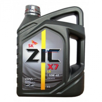 Масло ZIC моторное 10W40 X7 4л. (синтетика) (старый А+)
