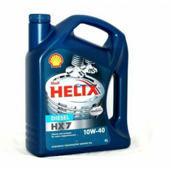 Масло Shell моторное 10W40 Helix Diezel Plus 4л. (полусинтетика)