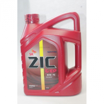 Масло ZIC трансмиссионное 80W90 G-EP GL-4 4л. (полусинтетика.)