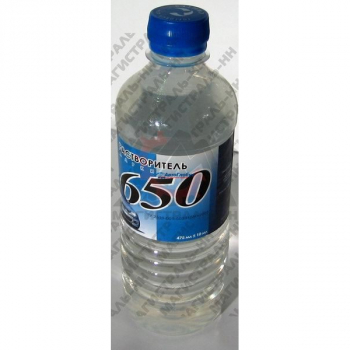 Растворитель 650 (полиэтил. бутылка) 0,5 л.