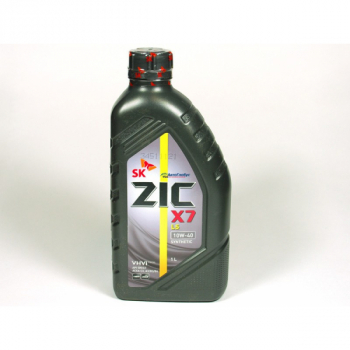 Масло ZIC моторное 10W40 X7 1л. (синтетика) (старый А+)