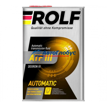 Масло ROLF ATF III трансмиссионное 4л