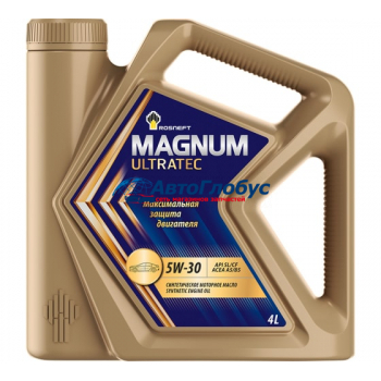 Масло Rosneft моторное 5W30 Magnum Ultratec 4л (синтетика)