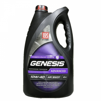 Масло ЛУКОЙЛ моторное 10W40 Genesis 4л. (полусинтетика)