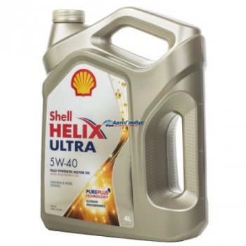 Масло Shell моторное 5W40 Helix Ultra 4л. (синтетика)