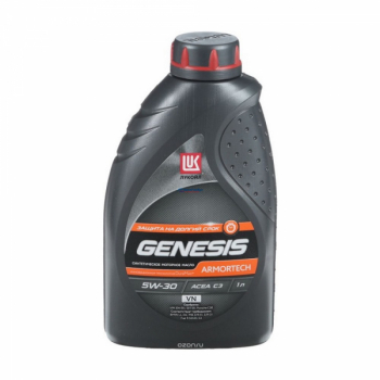 Масло ЛУКОЙЛ моторное 5W30 Genesis Armortech 1л. (синтетика)
