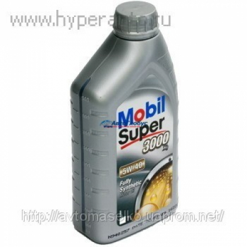 Масло Mobil моторное 5W40 Super 3000 X1 1л (синтетика)