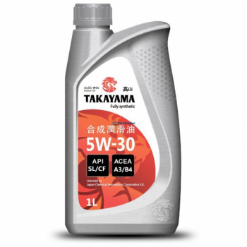 Масло TAKAYAMA моторное 5W30 C3 1л. (синтетика) (пластик)