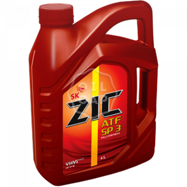 Масло ZIC трансмиссионное ATF SP III (синтетика) 4 л.